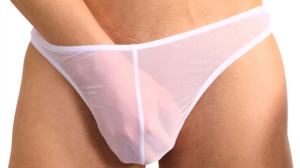 Mens sheer underwear